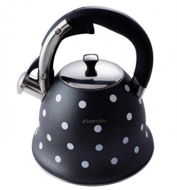 Чайник зі свистком Kamille KM-1099 2.5 л Киев - изображение 1