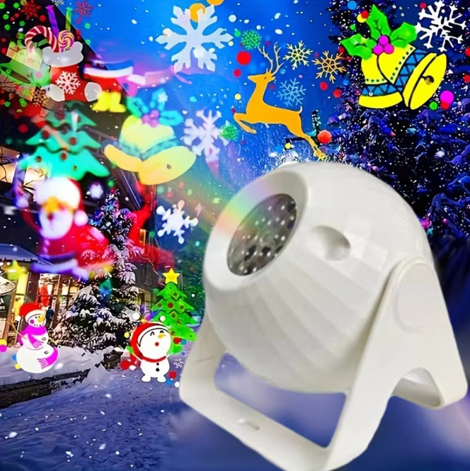 Новорічний проектор для дому з кронштейном з живленням від USB Проектор XKL Одеса - зображення 1