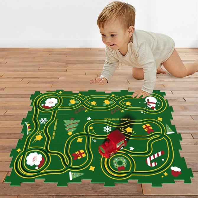 Развивающая игрушка-пазл SHT XDL588-19 Merry Christmas (13pcs) Херсон - зображення 3