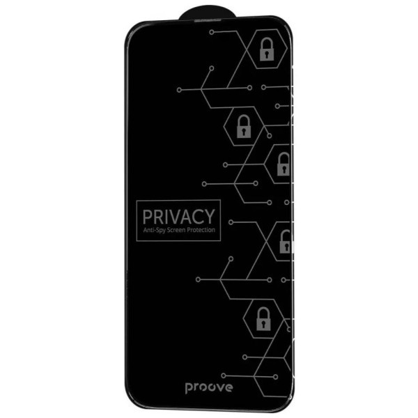 Захисне скло Proove Privacy для iPhone 15 Pro Max Black (PGPPRI15PM01) (Код товару:41436) Харків - зображення 1