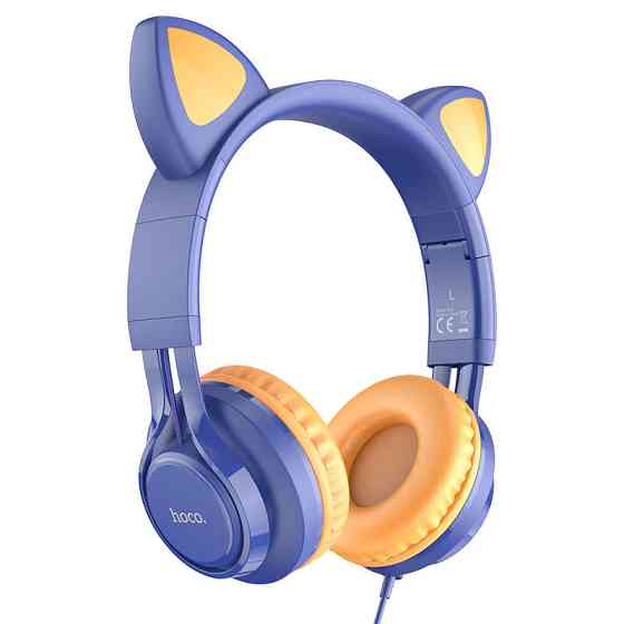 Накладные наушники Hoco W36 Cat ear (3.5mm/1.2m) Херсон