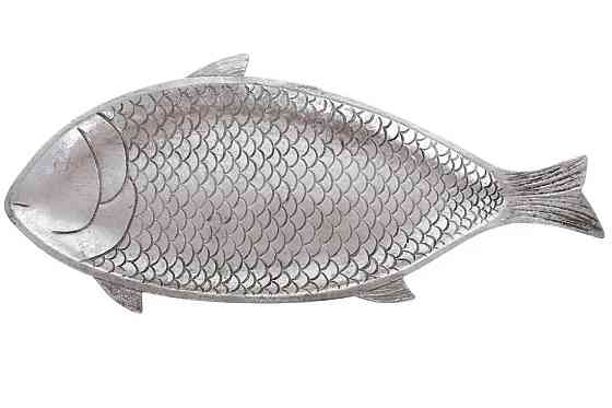 Блюдо Bona Di Риба SG37-881 38.5х17.2 см сріблясте Київ