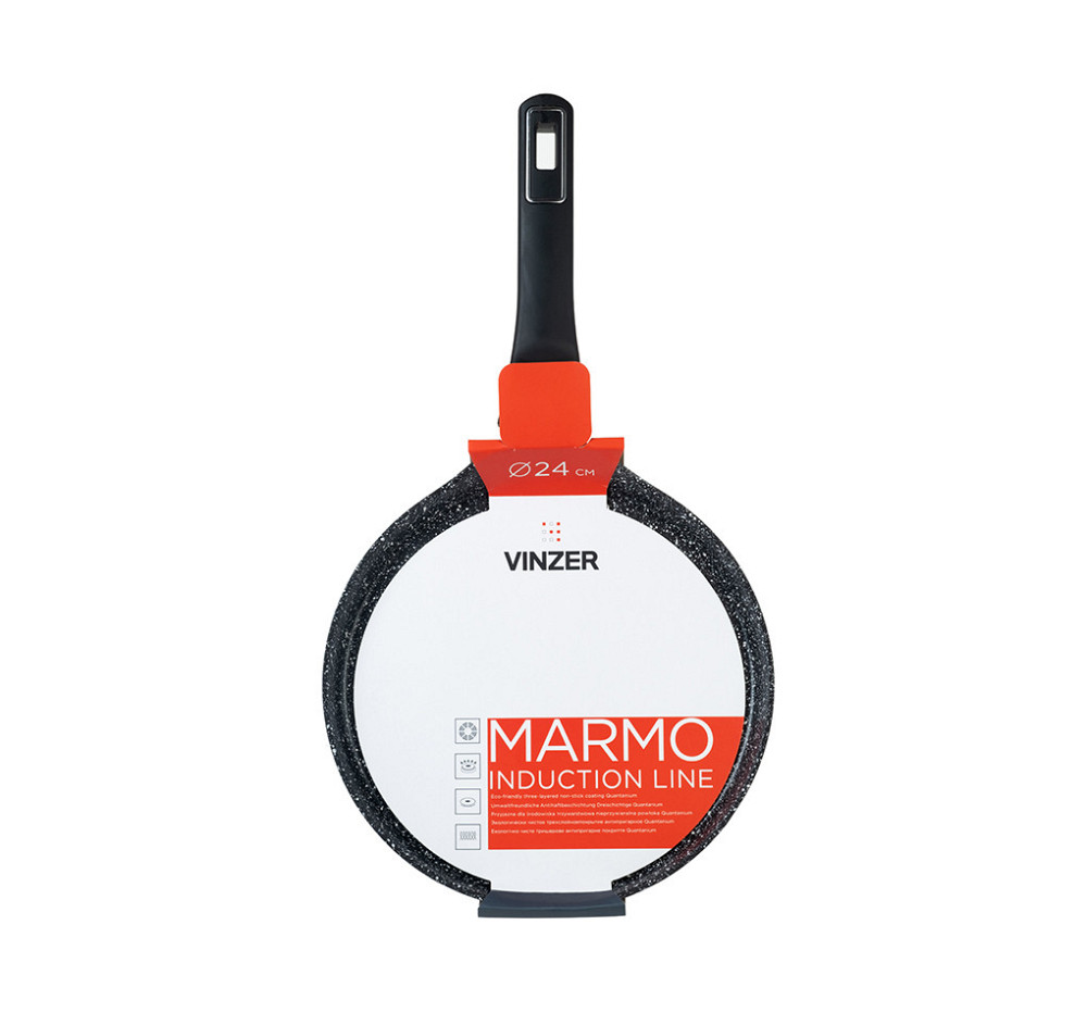 Сковорода блинная VINZER Marmo 24 см (50416) Одеса - зображення 3