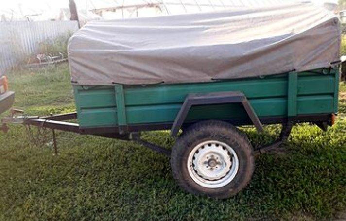 Тент на легковий причіп БЗП-5 2,20 х 1,30 тканина брезент Баришівка - зображення 3