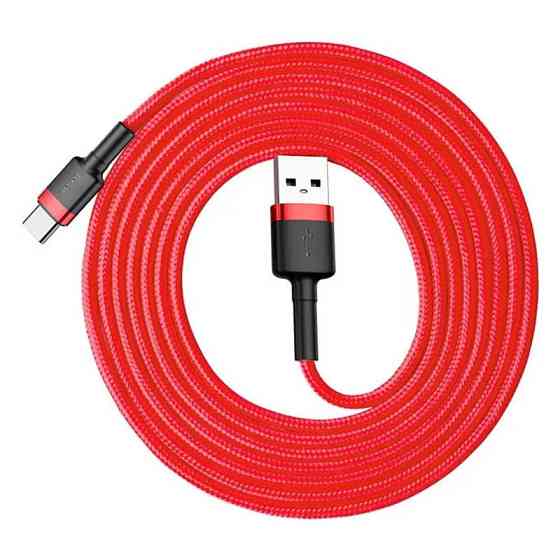 Дата кабель Baseus Cafule USB to Type-C Cable 2A (2m) (CATKLF-C) Херсон