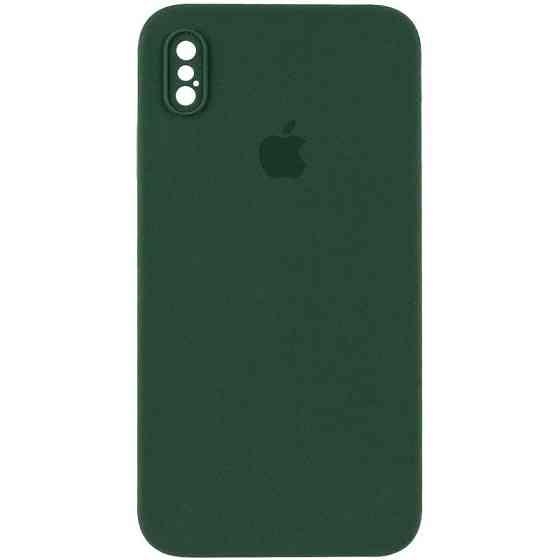 Чехол Silicone Case Square Full Camera Protective (AA) для Apple iPhone X / XS (5.8") Херсон