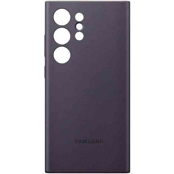 Кожаный чехол Leather Case (AAA) для Samsung Galaxy S24 Ultra Херсон