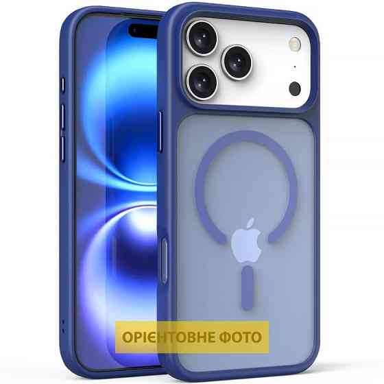 TPU+PC чехол Metal Buttons with MagSafe для Apple iPhone 17 (6.3") Херсон