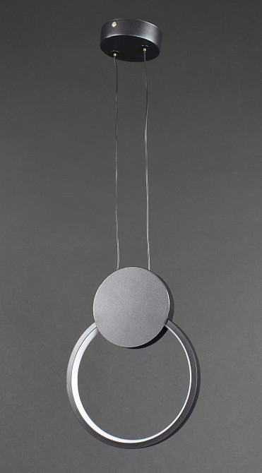 Люстра стельова LED JU16-200-bk Чорний 30-200х20х10 см. Київ - зображення 1