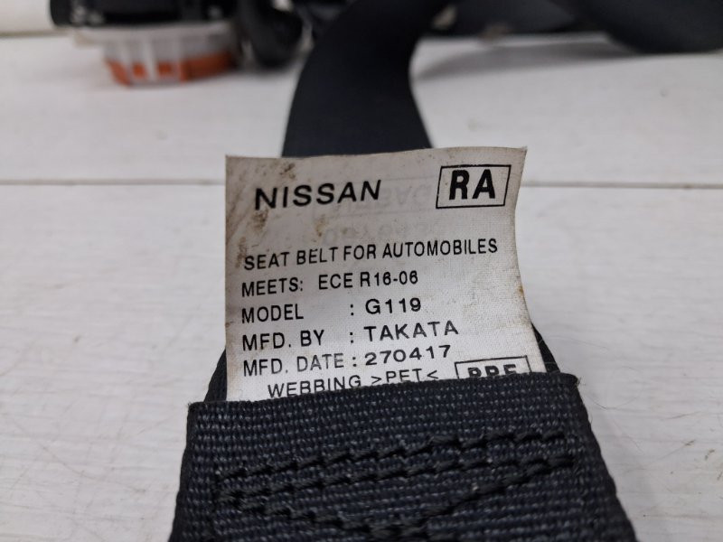 Ремень безопасности передний левый Nissan Qashqai J11 1.2 БЕНЗИН HRA2DDT 2013 (б/у) Київ - зображення 4
