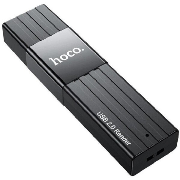 Кардрідер Hoco HB20 Mindful 2-in-1 USB2.0 Black (Код товару:26670) Харків - зображення 3