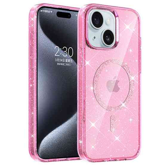 Чехол TPU Eclipse Sparkle (MagFit) для Apple iPhone 14 / 13 (6.1") Херсон