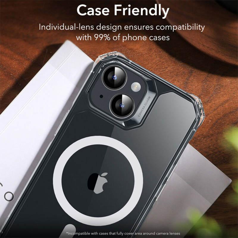 Защитное стекло Metal Classic на камеру (в упак.) для Apple iPhone 14 (6.1") / 14 Plus (6.7") Херсон - изображение 8