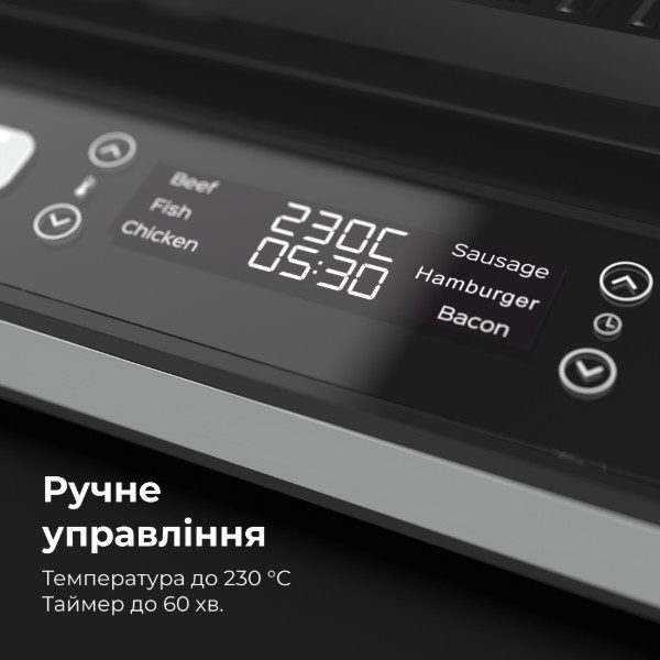 Электрогриль контактный AENO EG5 AEG0005 2000 Вт серебристый Київ - зображення 6