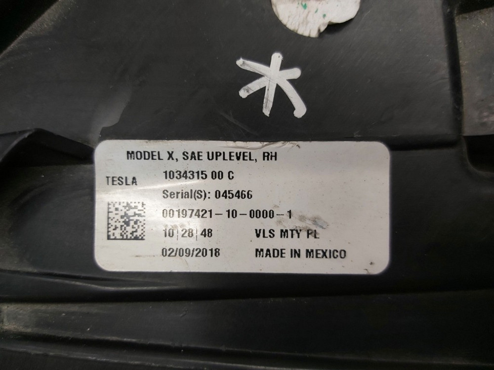 Фара главная правая UP LEVEL (USA) с повреждением Tesla model X 1034315-00-F Київ - зображення 4