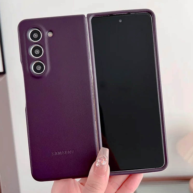 Кожаный чехол Leather Case (AAA) для Samsung Galaxy Z Fold5 Херсон - зображення 6