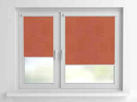 Рулонна штора Rolets Топаз 2-2095-450 45x170 см закритого типу Цегляна Київ