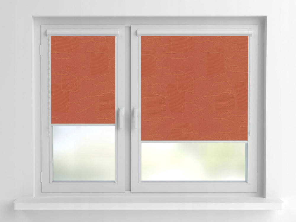 Рулонна штора Rolets Топаз 2-2095-450 45x170 см закритого типу Цегляна Київ - зображення 1