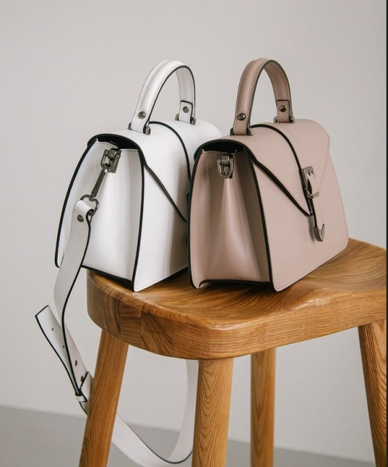 Стильна біла сумка кожаная Італійська кросс-боді TS000190 Київ - зображення 2