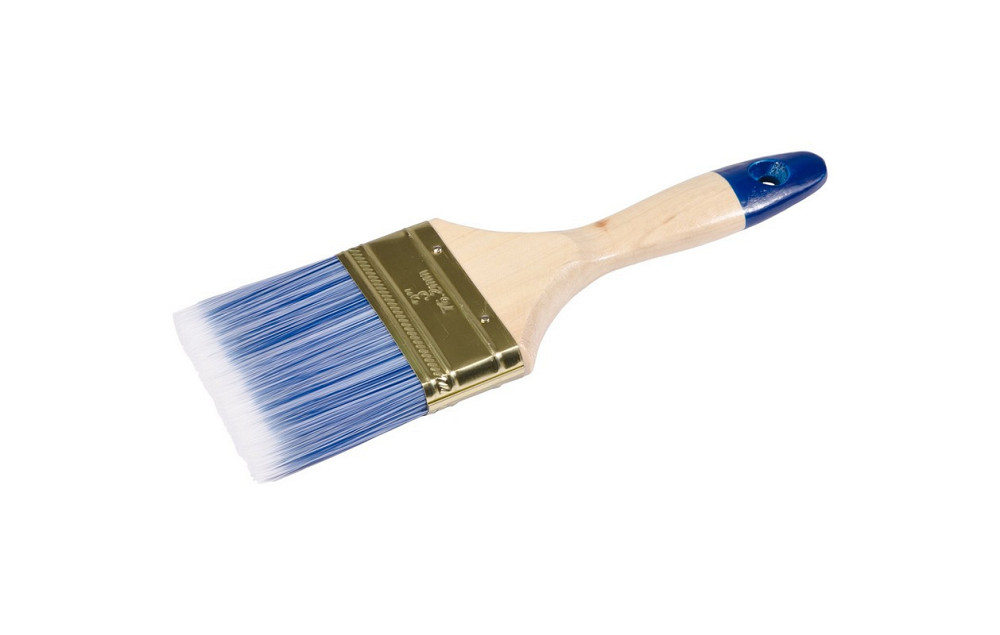 Кисть малярная флейцевая MASTERTOOL "МИКС" 3.0" 75 мм/16 мм/60 мм 91-1775 Харків - зображення 1