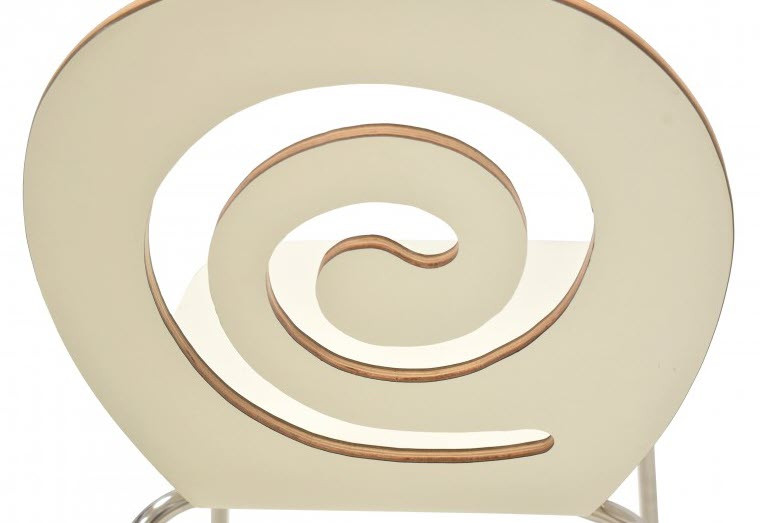 Стул Лев деревянный белый Дніпро - зображення 3