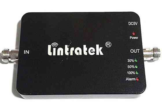 Усилитель сигнала мобильного сигнала Интертелеком LTK-1565 800 MГц 65 дБ 15 дБм, 150-200 кв. м. Дніпро