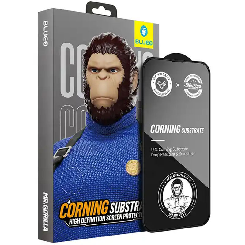 Защитное 2.5D стекло Blueo Corning Gorilla Glass для Apple iPhone 15 Plus / 16 Plus (6.7") Херсон - зображення 5