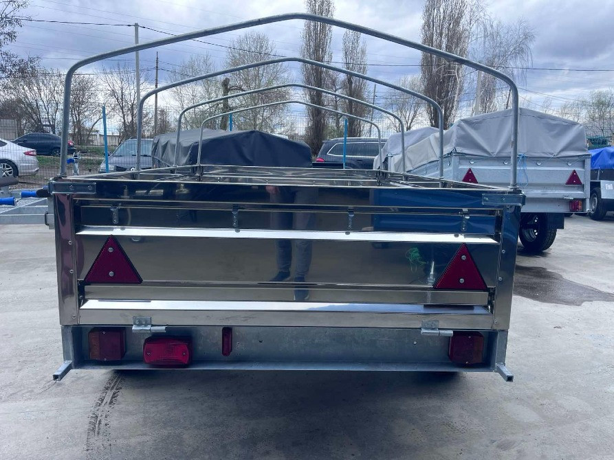 Надійний причіп з нержавійки 200х130х40 "дніпро" Сарни - зображення 3