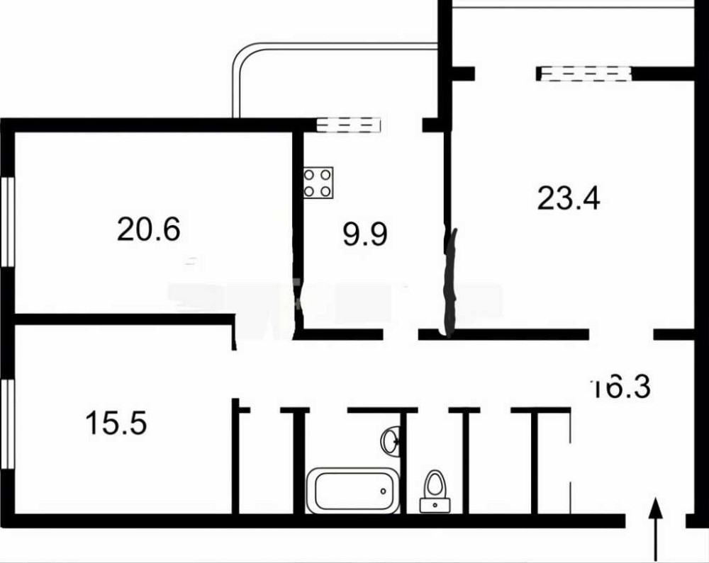 продажа 3-к квартира Киев, Печерский, 169000 $ Київ - зображення 2