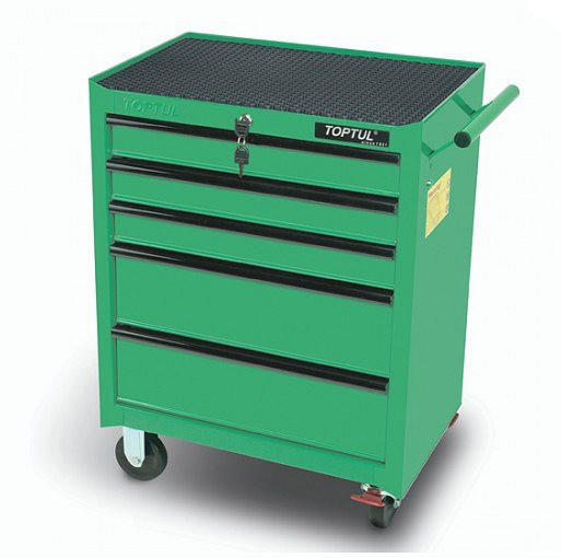 Подкатная инструментальная тележка TOPTUL 5 секций (под верстак) TCAB0501 Харьков - изображение 1