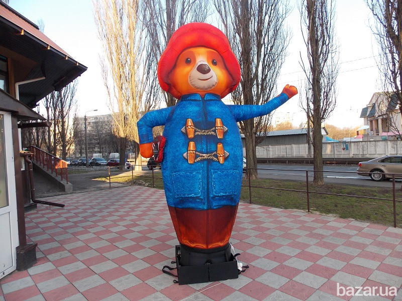 Надувной зазывала мишка Паддингтон Київ - зображення 2