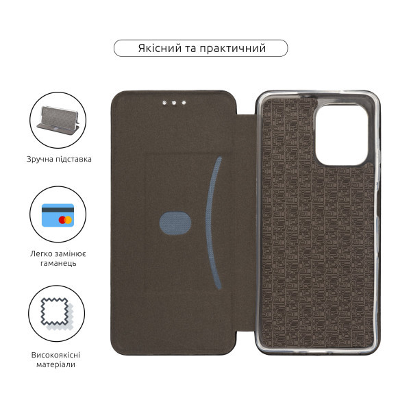 Чохол-книжка ArmorStandart G-Case для Motorola G75 5G Black (ARM81619) (Код товару:39541) Харьков - изображение 3