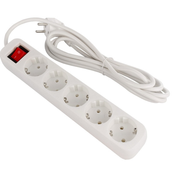 ColorWay Фільтр живлення СolorWay 5 розеток 3м White (CW-PSEA53W) (Код товару:38435) Харків - зображення 4