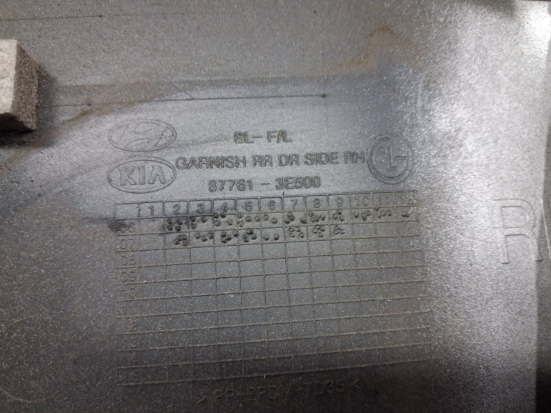 Накладка двери Kia Sorento BL 2.5 DIESEL D4CB 2002 задн. прав. (б/у) Киев - изображение 7