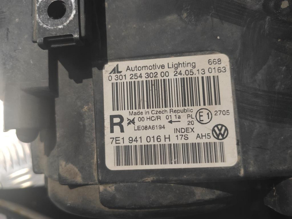 Фара правая VW T5 2010-2014 (7E1941016H) Ковель - изображение 2