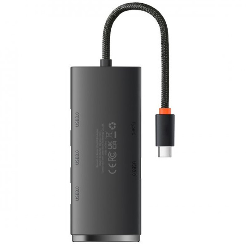 Переходник HUB Baseus Lite Series 4in1 (Type-C to 4xUSB 3.0) 1m (WKQX03) Херсон - зображення 2