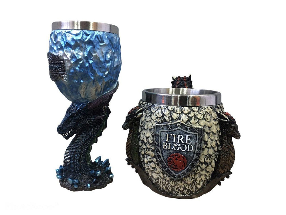 Подарочный Набор Кружка Чашка Бокал 3D Игра Престолов Game Of Thrones Fire and Blood Дом Таргариен Київ - зображення 1
