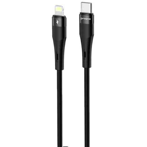 Кабель Proove Light Silicone Plus Type-C to Lightning 1m Black (CCLS27002101) Харків