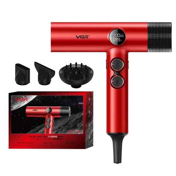 Фен VGR V-401 RED 1900 Вт красный Київ