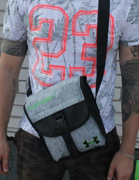 Сумка через плечо Under Armour Storm1 Pro (серая) Київ - зображення 10