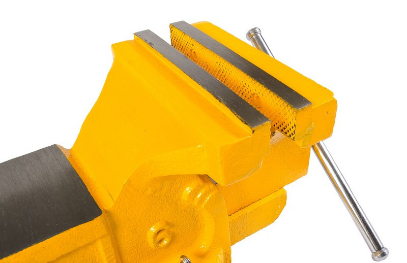 Тиски слесарные настольные поворотные MASTERTOOL 150 мм с наковальней 07-0215 Харків - зображення 3