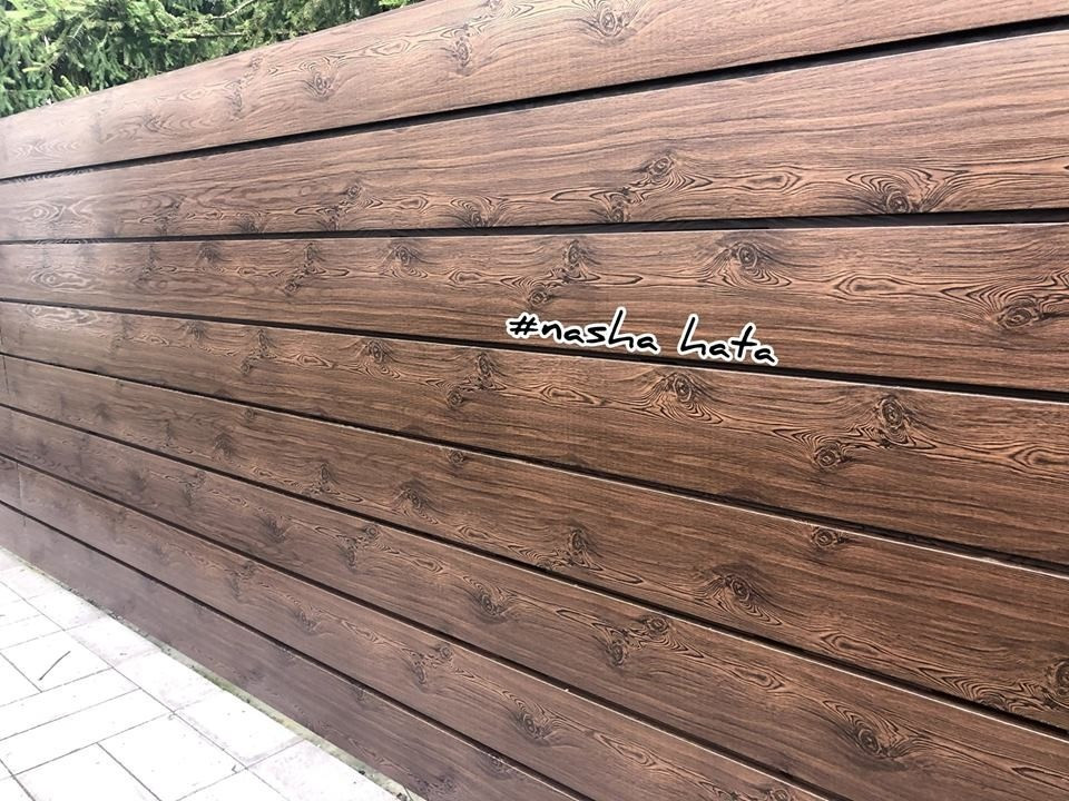 Паркан металевий Полоска в графітово-бежевому кольорі.Виробник. Черкассы - изображение 7