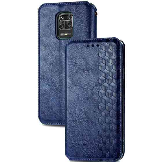 Кожаный чехол-книжка GETMAN Cubic (PU) для Xiaomi Redmi Note 9s / Note 9 Pro / Note 9 Pro Max Херсон