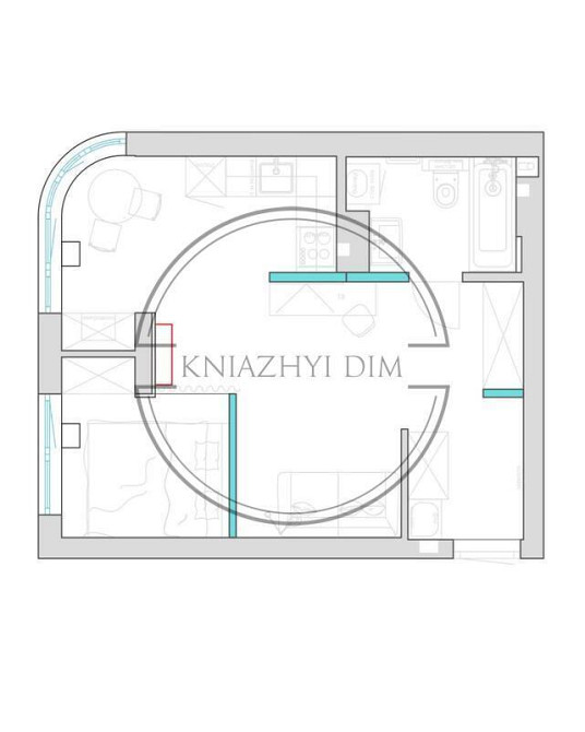 Перша здача ! Оренда 1-кім. квартири у ЖК Берег Дніпра! Код:11202069 Київ - зображення 7
