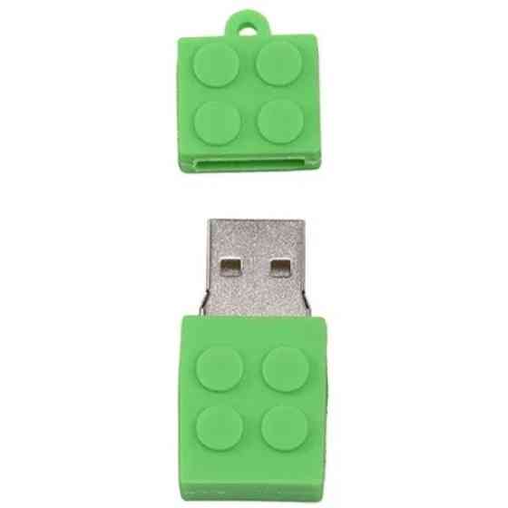 Флеш пам'ять Optima OP-408 Lego 32GB USB2.0 Green (Код товару:12309) Харків