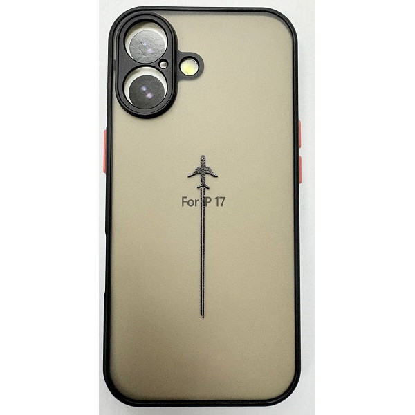 Чохол DM Plane Camera Cover для Apple iPhone 17 Matte Black Харків - зображення 1