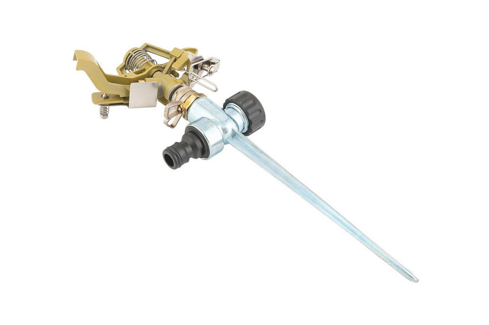 Ороситель для полива импульсный MASTERTOOL ½" металлический 3 режима 16 м на ножке 5.7-14.8 л/мин 92 Харків - зображення 2