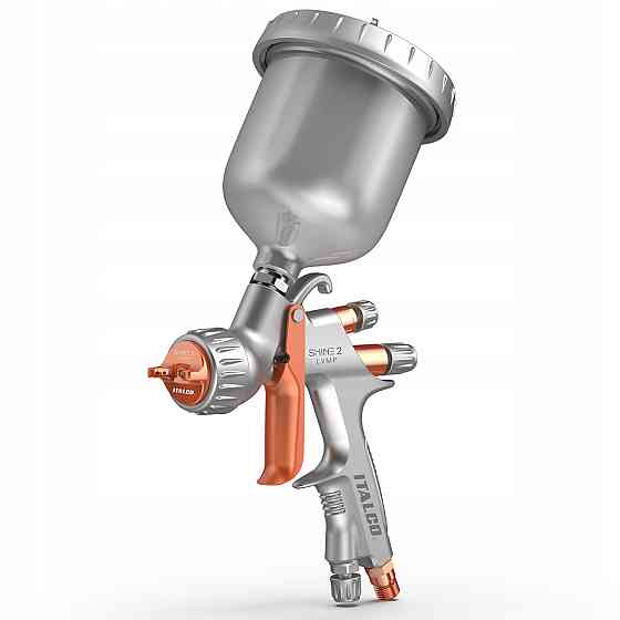 Пистолет окрасочный пневматический LVMP верх.пласт.бачок 600мл, форсунка-1,4мм ITALCO SHINE-2-1.4LM Харків