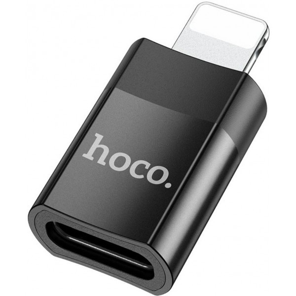 Адаптер Hoco UA17 Lightning to Type-C Black (Код товару:22567) Харків - зображення 1
