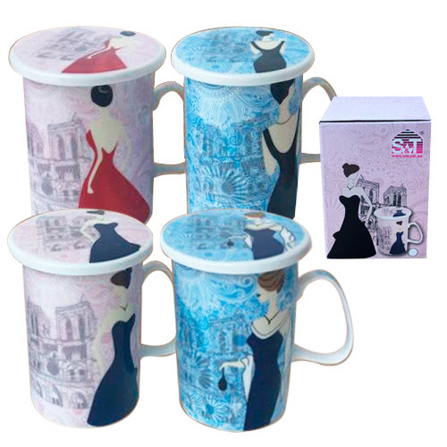 Кружка заварювальна SNT Леді 2052-5 320 мл Київ - зображення 1